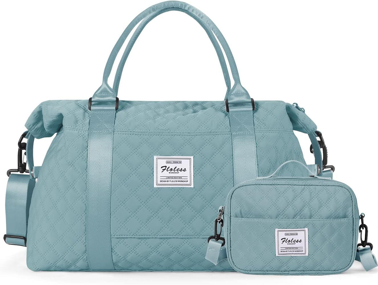 HYC00 Travel Duffel Bag, Sports Tote Gym Bag, Shoulder Weekender Overnight Bag for Women | Amazon (US)