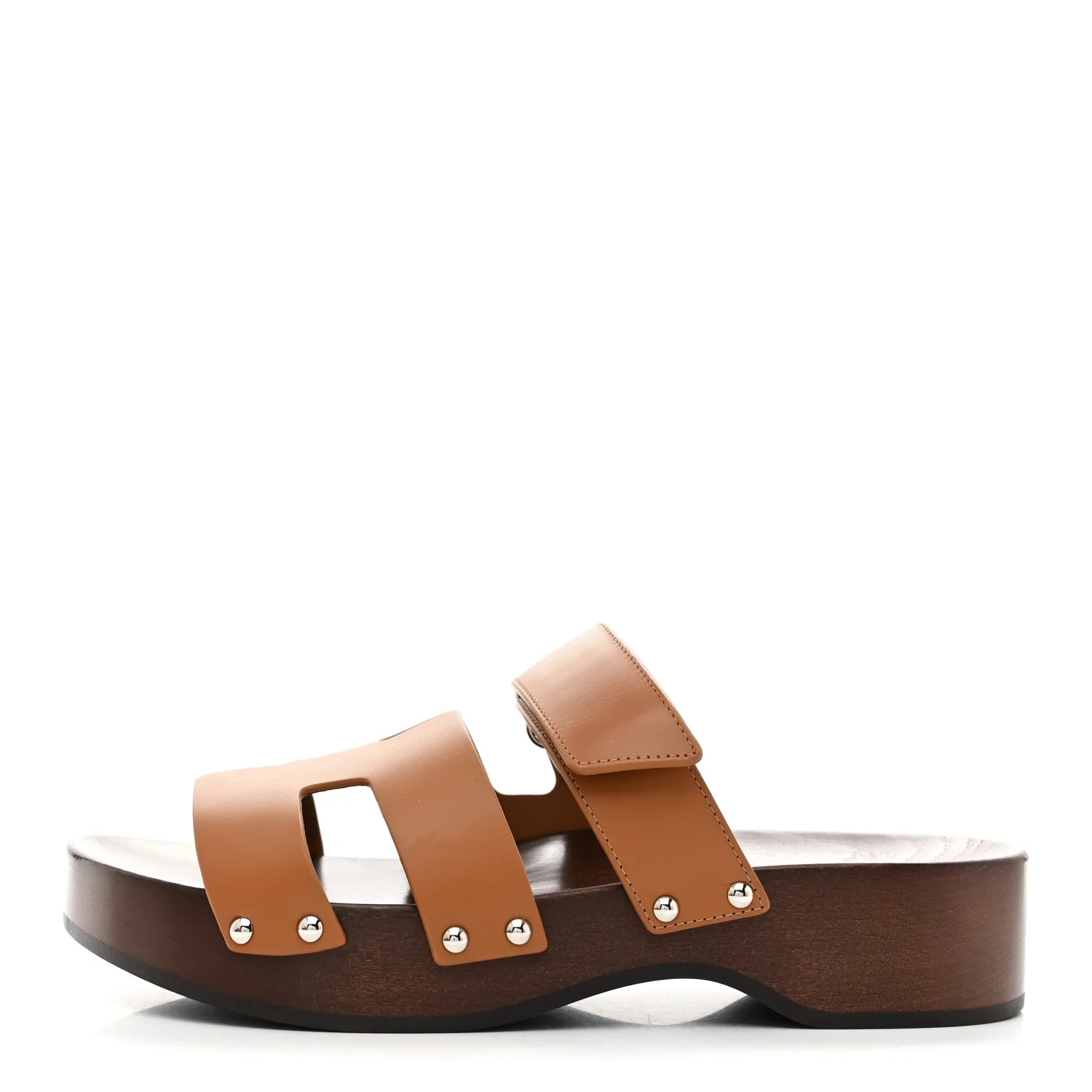 Calfskin Womens Kos Clog 38 Naturel | FASHIONPHILE (US)
