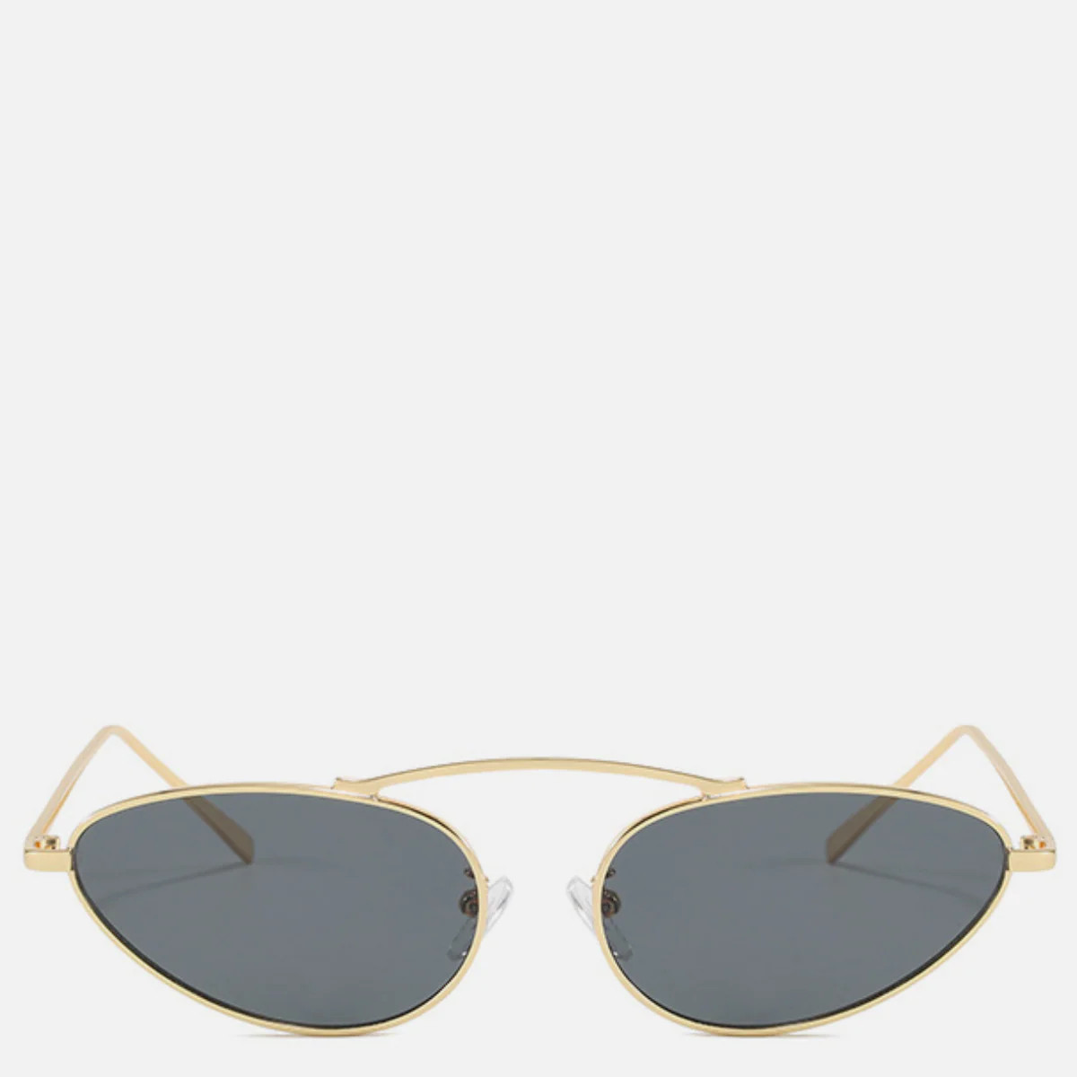 OSLO Black & Gold Cat Eye Sunglasses | Noughts and Kisses