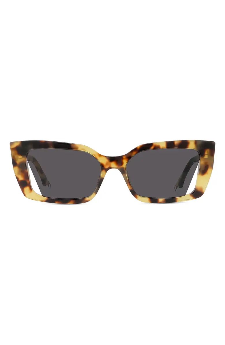 Fendi Way 54mm Rectangular Sunglasses | Nordstrom | Nordstrom
