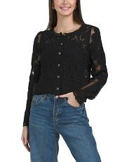 Lace And Crochet Cardigan | TJ Maxx