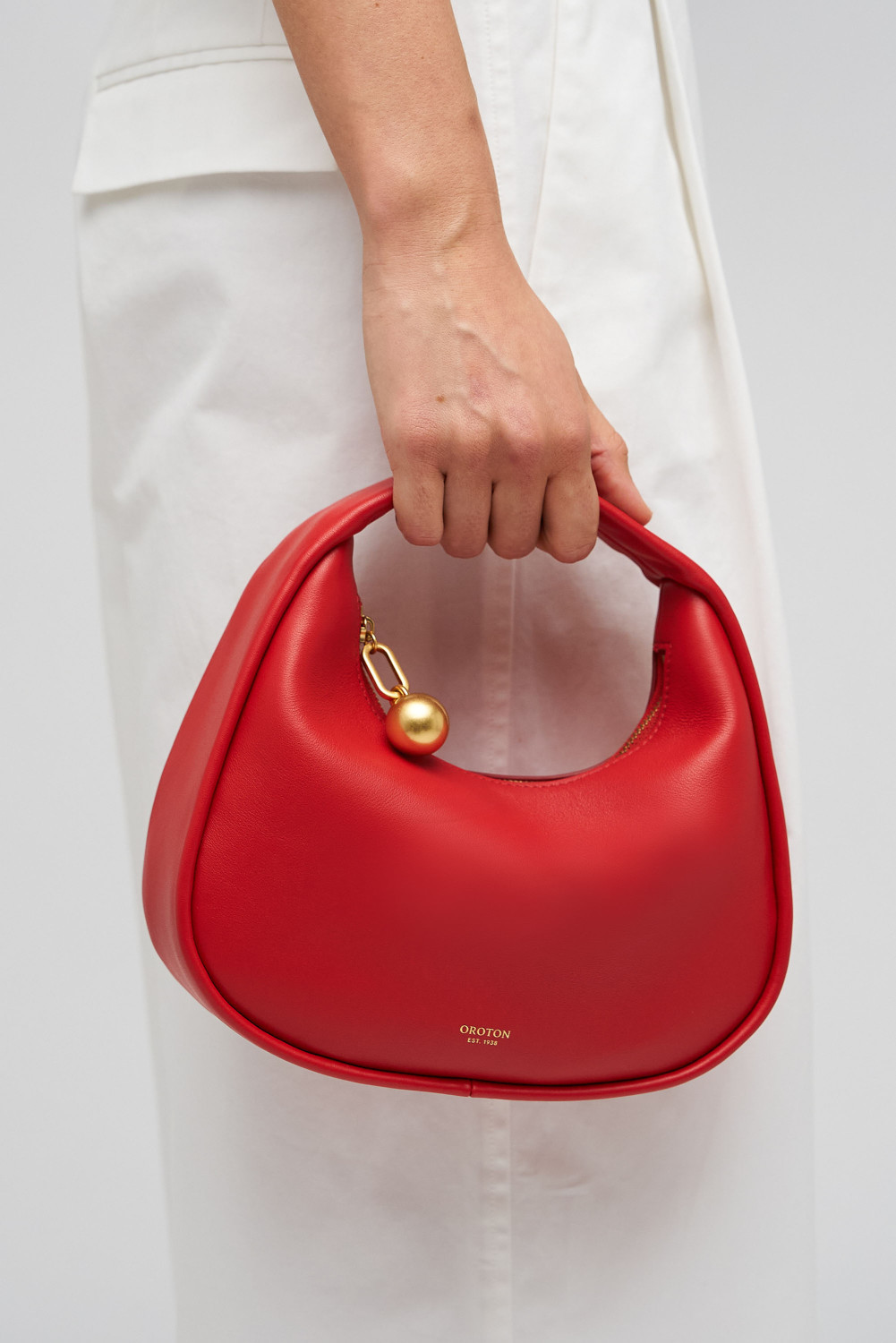 Clara Smooth Mini Bag - Dark Poppy | Oroton | Oroton