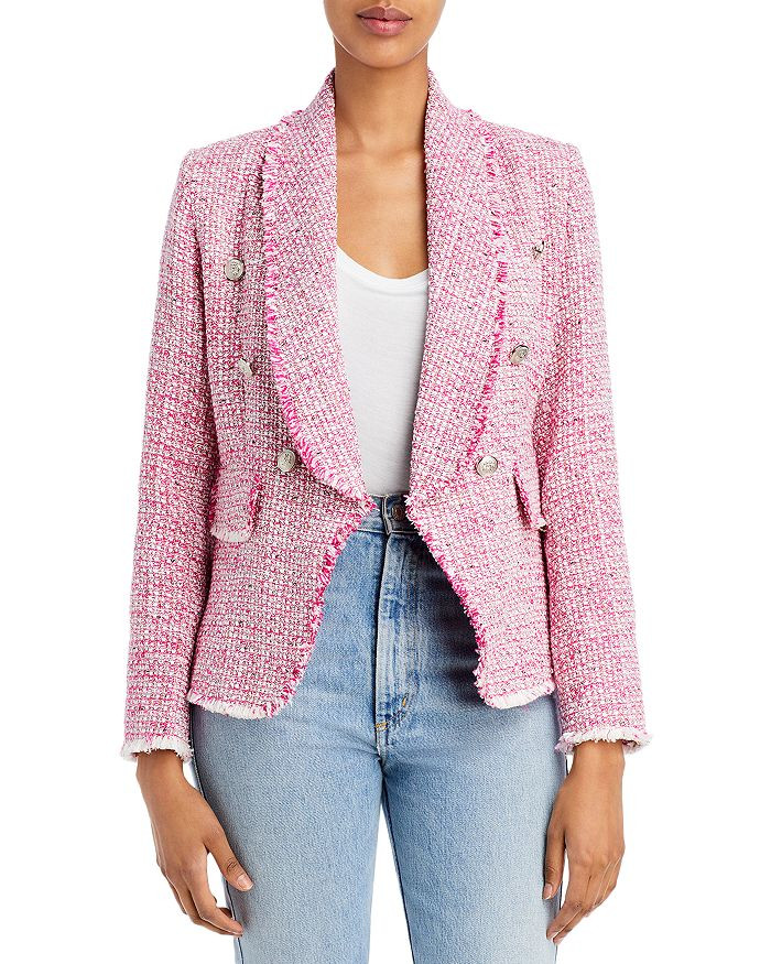 AQUA Tweed Double Breasted Blazer - 100% Exclusive Back to Results -  Women - Bloomingdale's | Bloomingdale's (US)