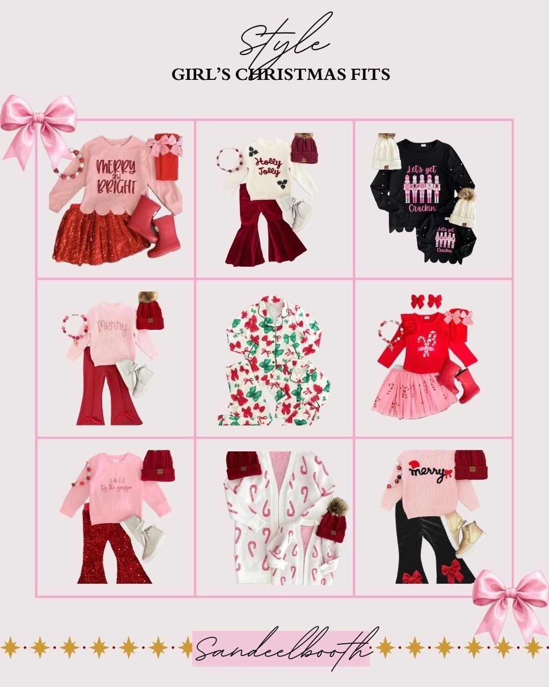 Sharing the best girls’ Christmas outfits from Sparkle in Pink — sequin skirts, holiday sweaters, Nutcracker tops, candy cane cardigans, matching sets, and festive pajamas.🎄

Perfect for holiday photos, school parties, family gatherings, and December outfits.

Tap to shop ↓✨

#kidschristmasoutfits #sparkleinpink #holidaykidsfashion #LTKkids #girlfashion




#LTKHoliday #LTKootd #LTKKids