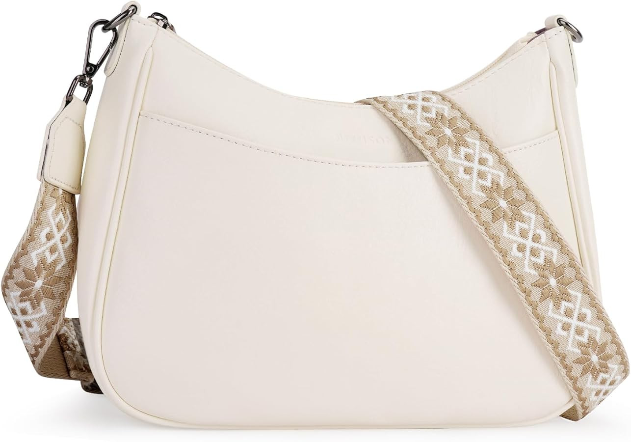 APHISON Trendy Leather Crossbody Purse with Adjustable Strap, Women's Shoulder Handbag | Amazon (US)