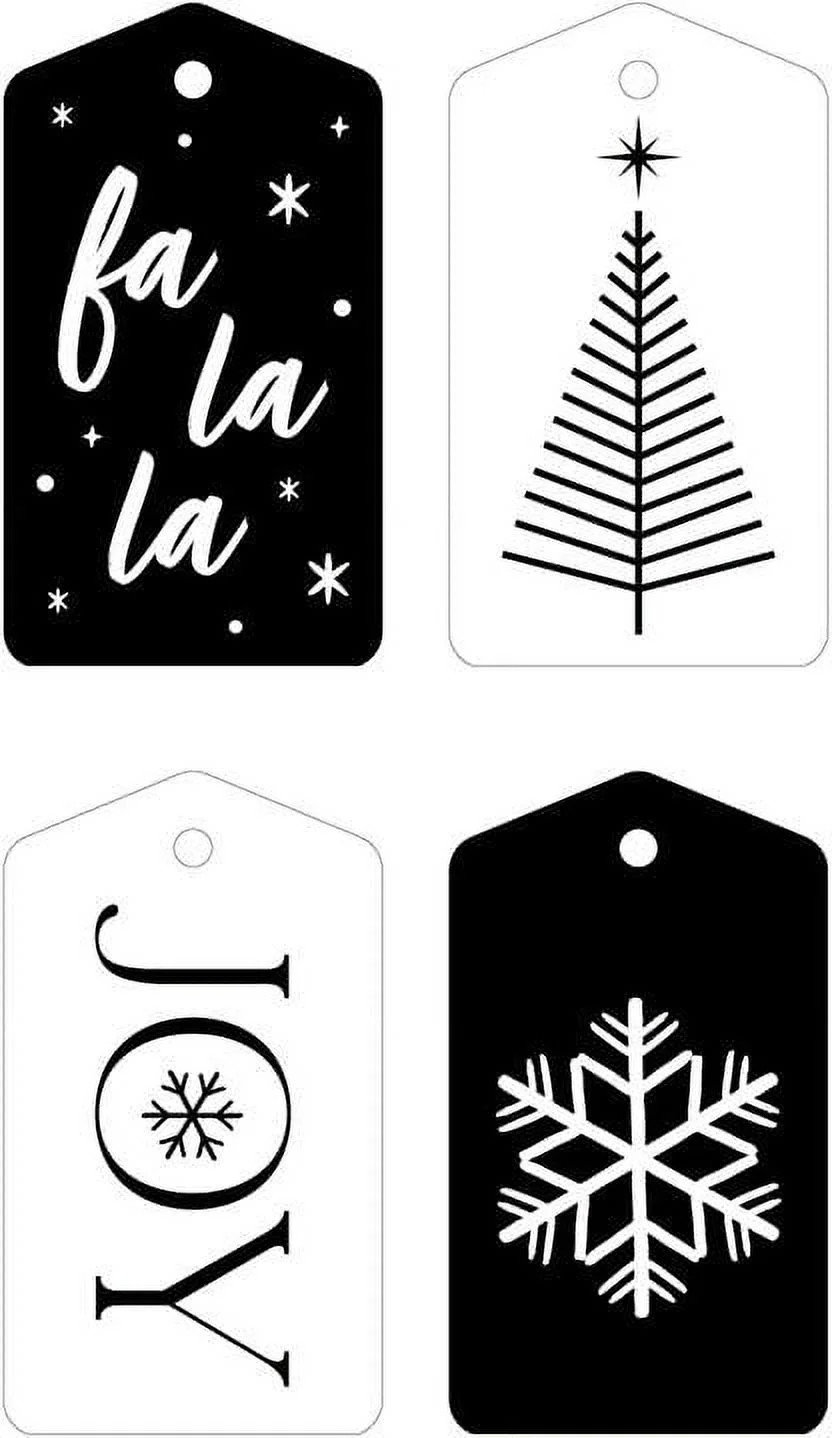 Black and White Luggage Gift Tags, 12 Count, by Holiday Time | Walmart (US)