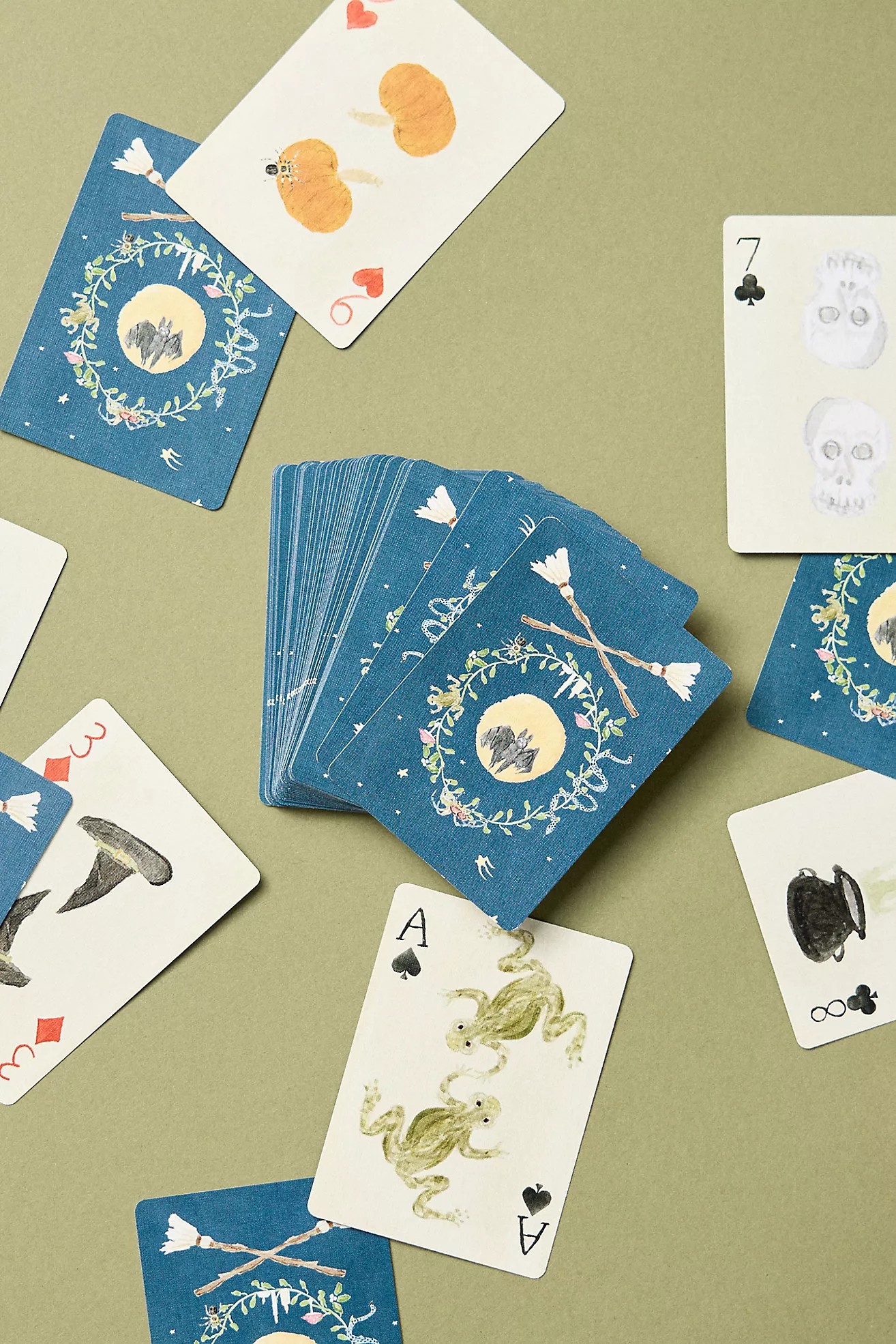 Loulou Baker Halloween Playing Cards | Anthropologie (US)
