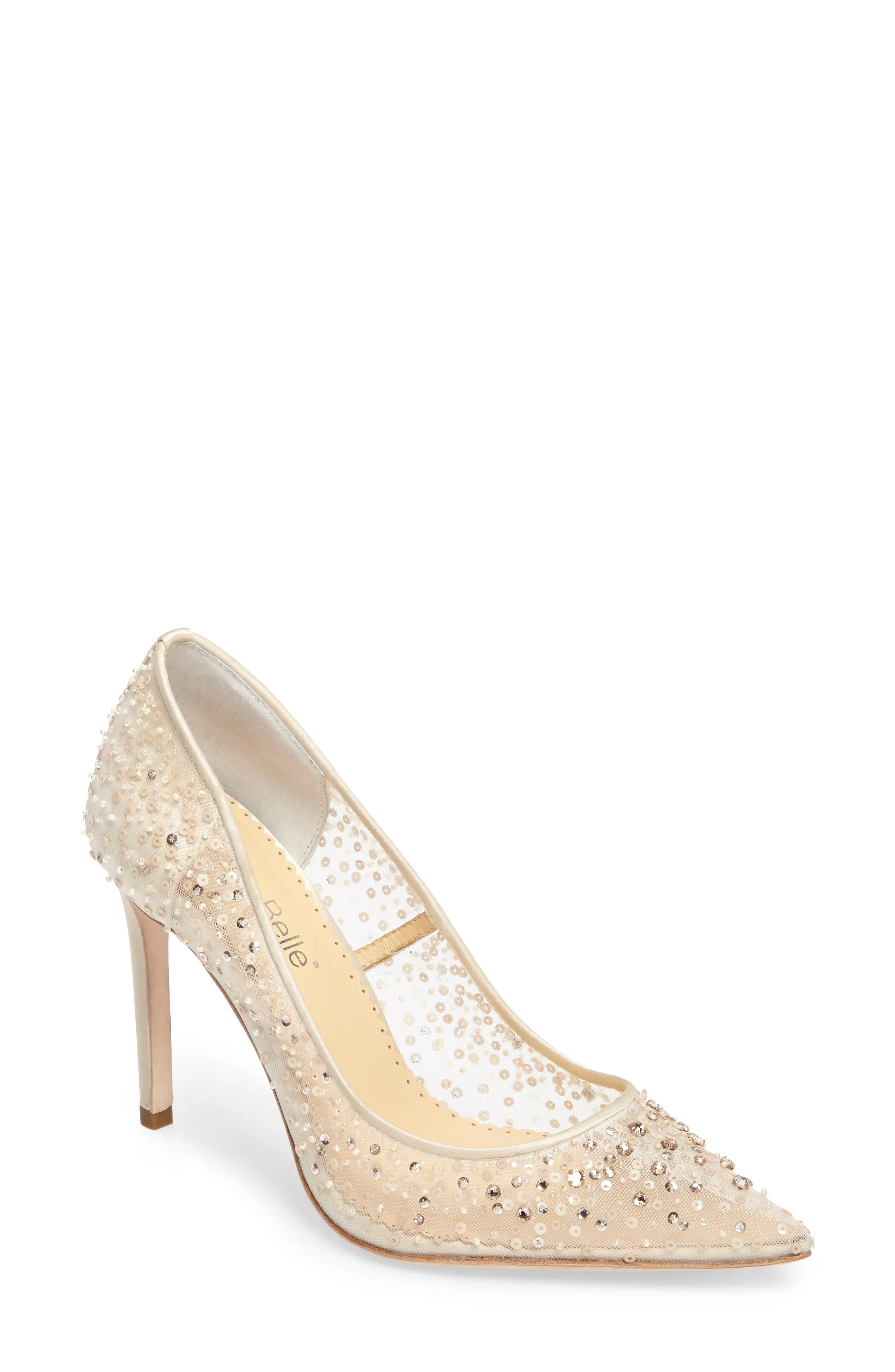 Bella Belle Elsa Beaded Illusion Pump (Women) | Nordstrom