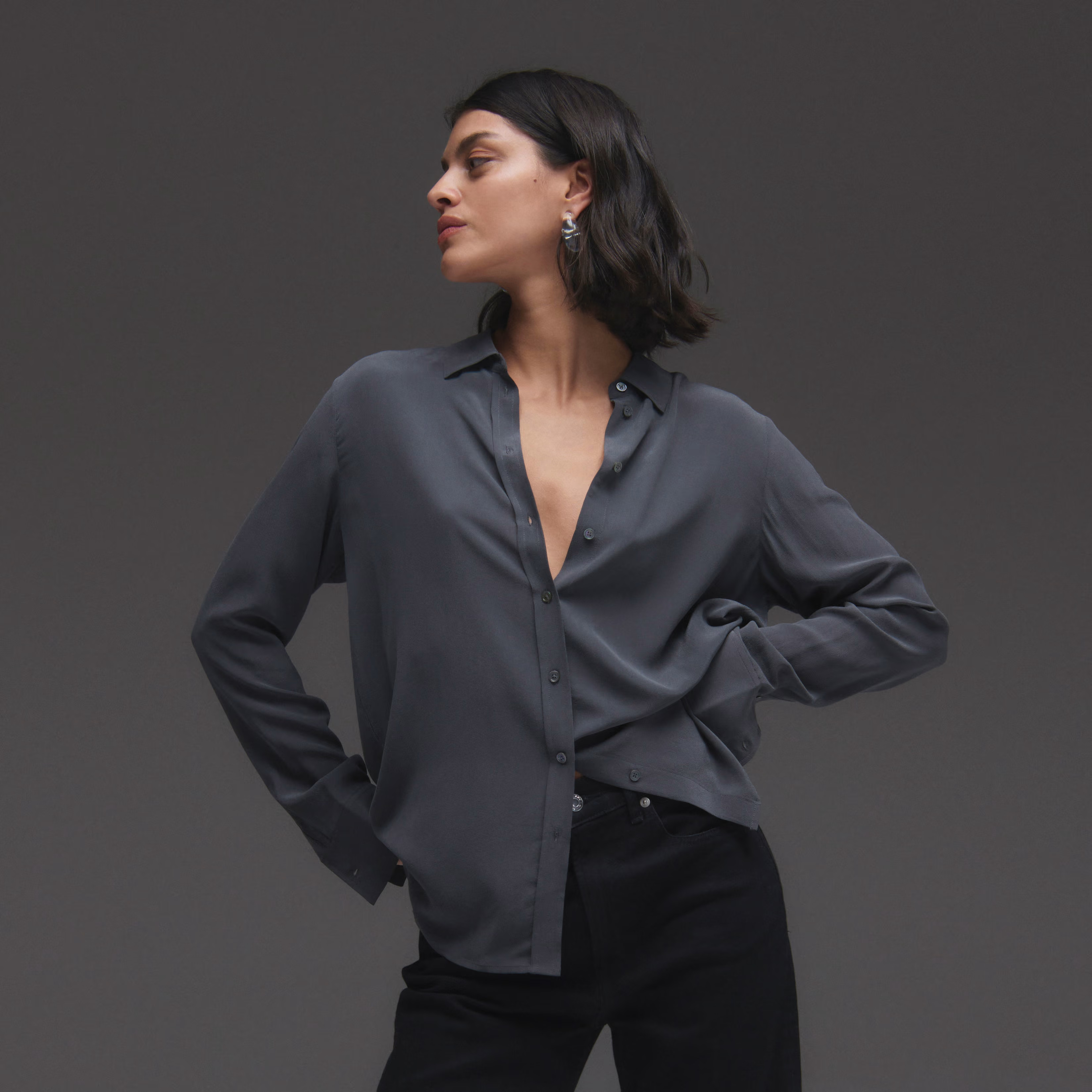 The Clean Silk Relaxed Shirt | Everlane