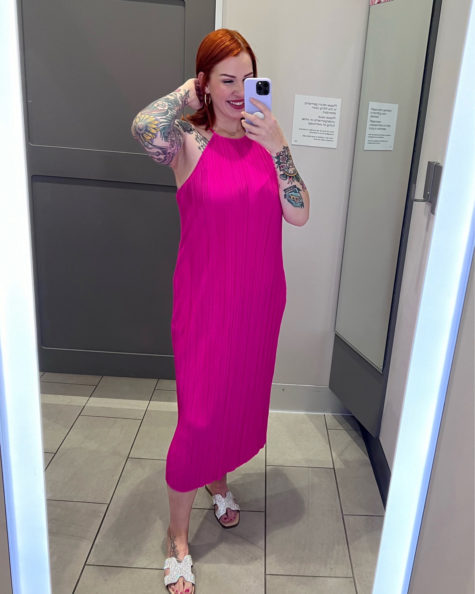 Pretty in pink 🩷🎀✨
Wearing a large 

#LTKMidsize #LTKSaleAlert #LTKParties