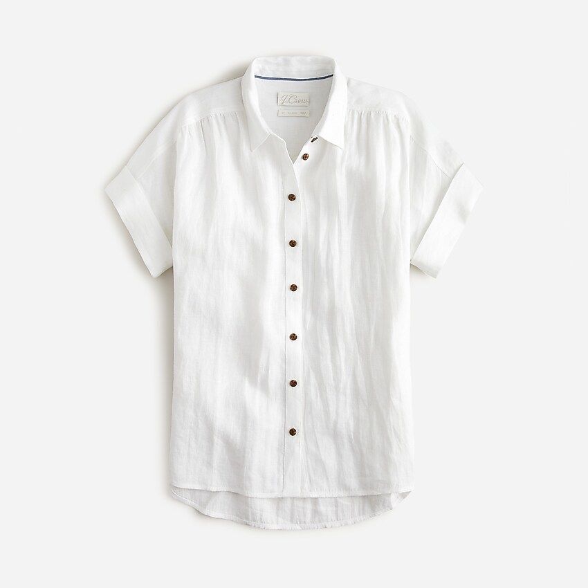 Relaxed-fit short-sleeve Baird McNutt Irish linen shirt | J.Crew US