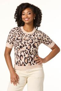 Cato Fashions | Cato Pearl Embellished Leopard Sweater | Cato Fashions