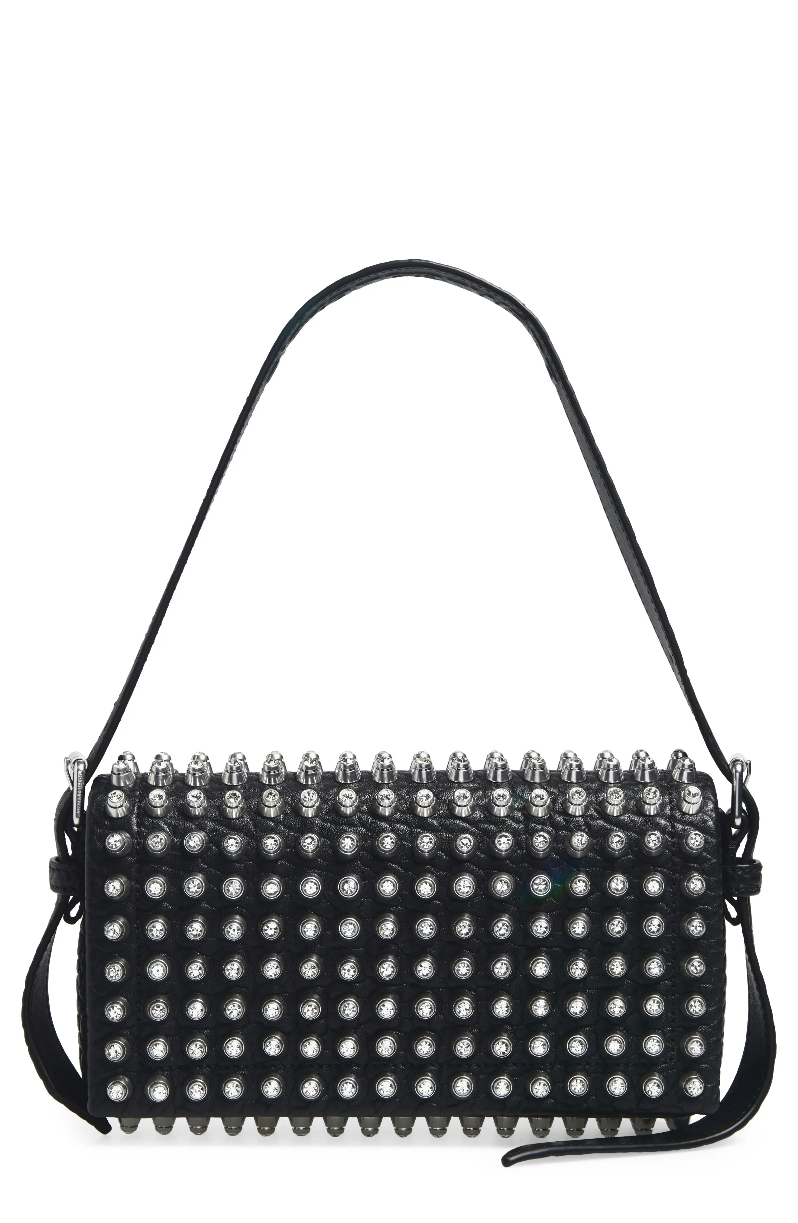 Slim Ricco Crown Studded Leather Shoulder Bag (Women) | Nordstrom | Nordstrom