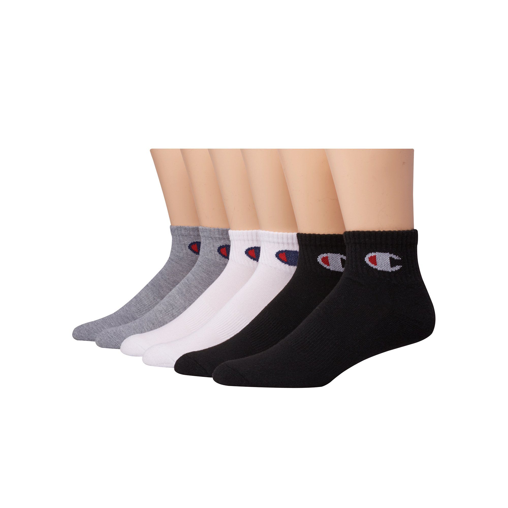Champion Women's Logo Ankle Socks, 6-pack | Walmart (US)
