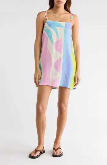 Vitamin A® Delia Linen Cover-Up Shift Dress | Nordstrom | Nordstrom