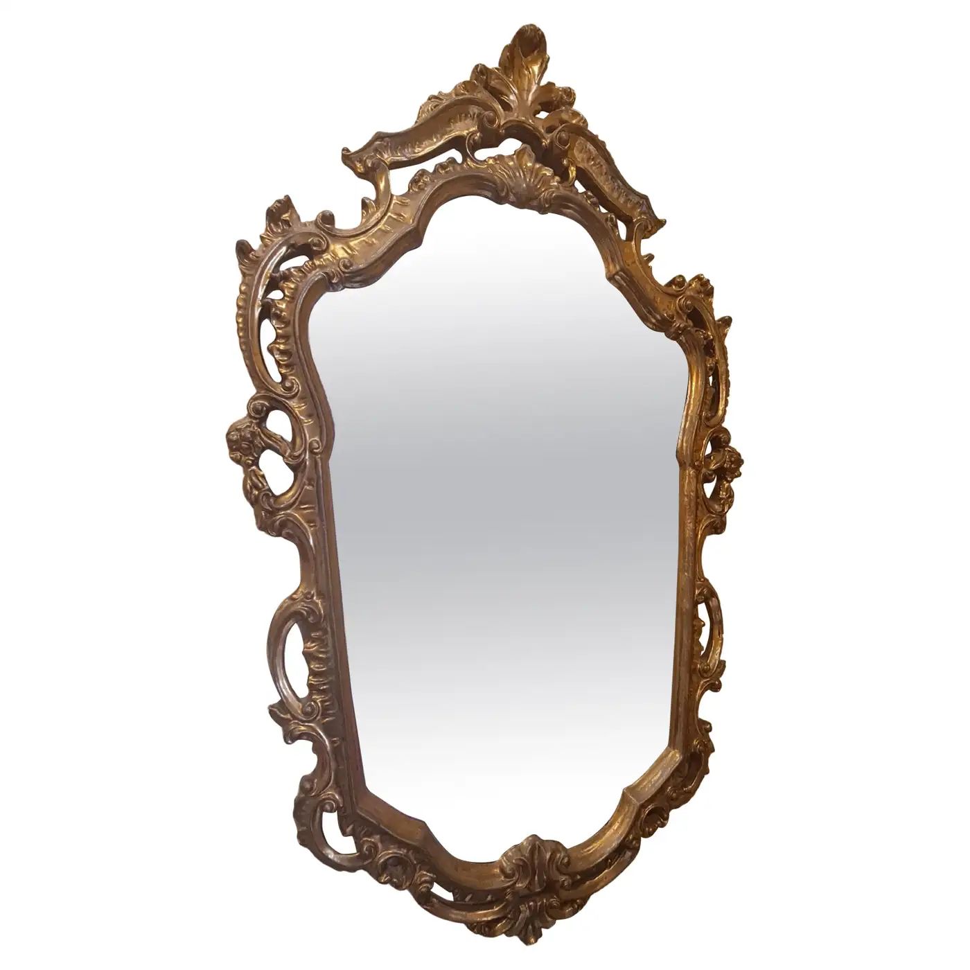 Antique Baroque Style Mirror, 20th Century | 1stDibs