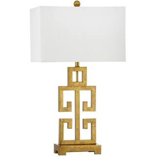 Greek 29 in. Antique Gold Table Lamp | The Home Depot