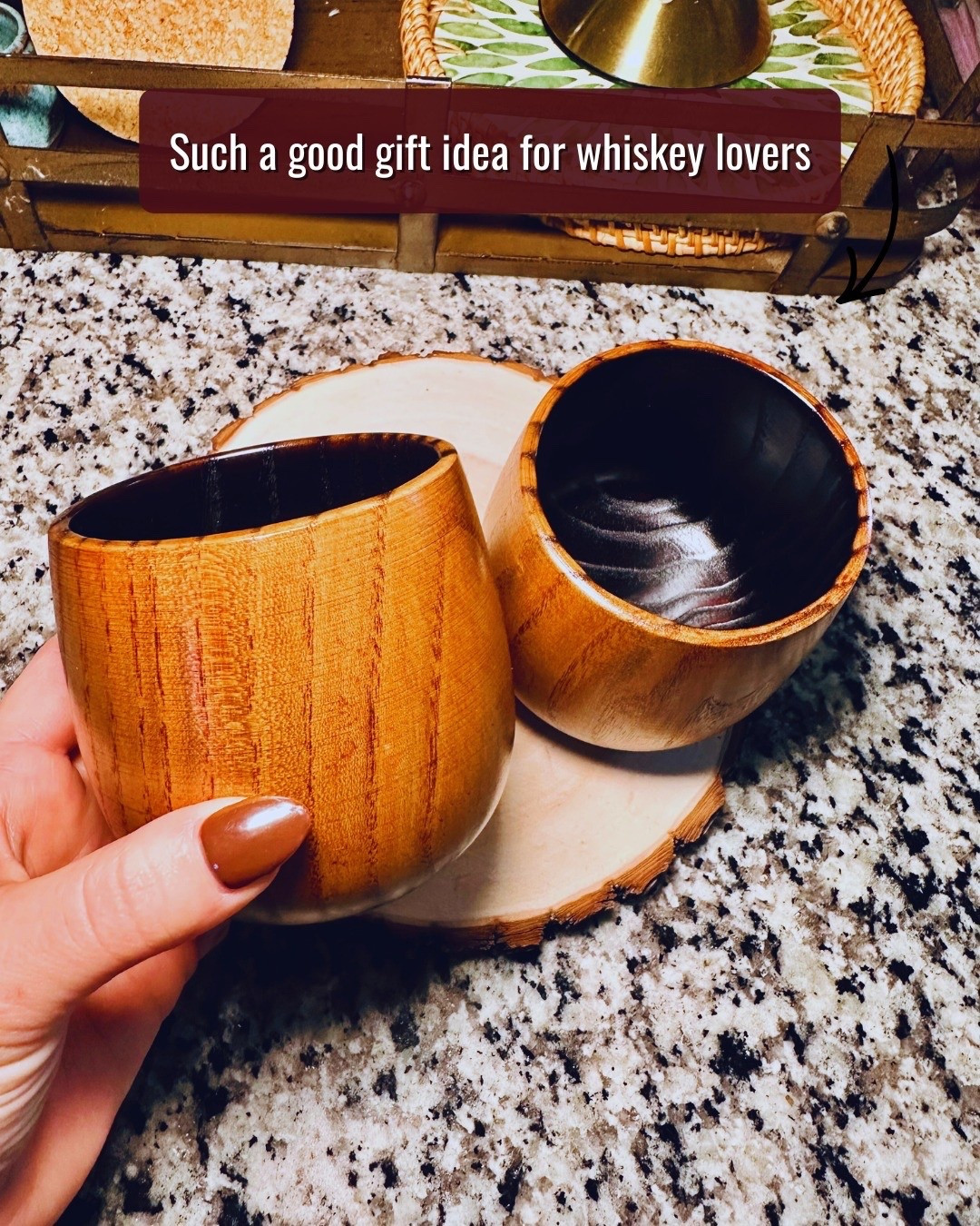 If you’re looking for a unique gift — these wooden whiskey glasses are always a hit.

 #amazonfinds #WhiskeyLovers #whiskeylover #giftideas #homebarvibes #BarCartStyling

#LTKHome
