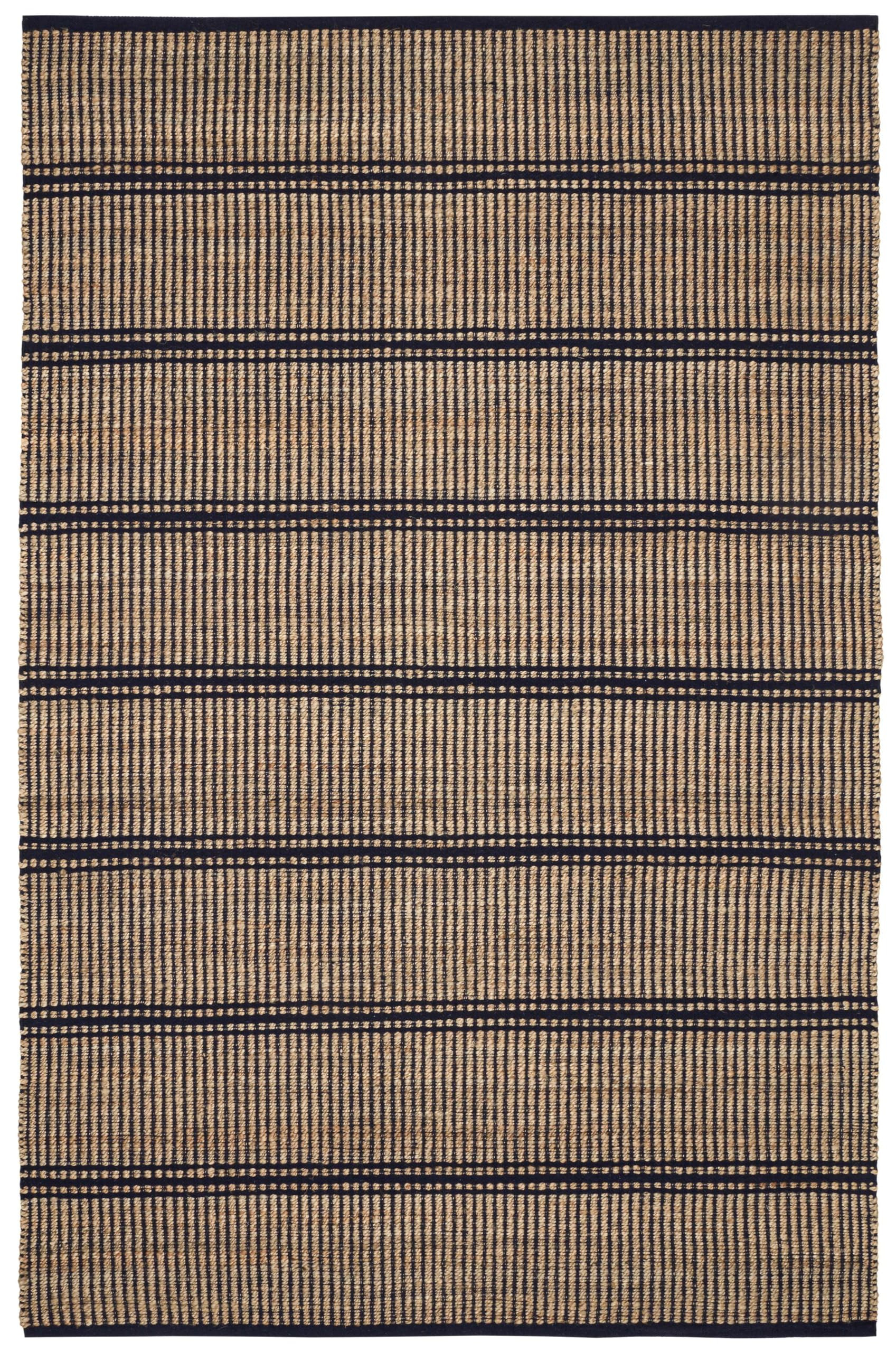 Dash & Albert Arbor Handwoven Jute Rug, 8 X 10 Feet, Navy Stripe Pattern | Amazon (US)