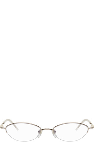 BONNIE CLYDE - Gold Metal Jewel Glasses | SSENSE