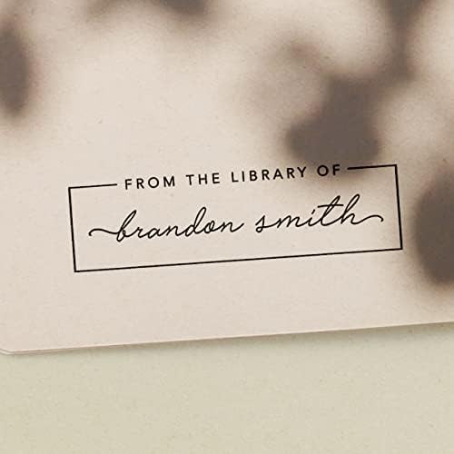 Book Stamp, Library of Stamp, Custom Library Stamp, Book Stamp, This Book Belongs to, Custom Book... | Amazon (US)