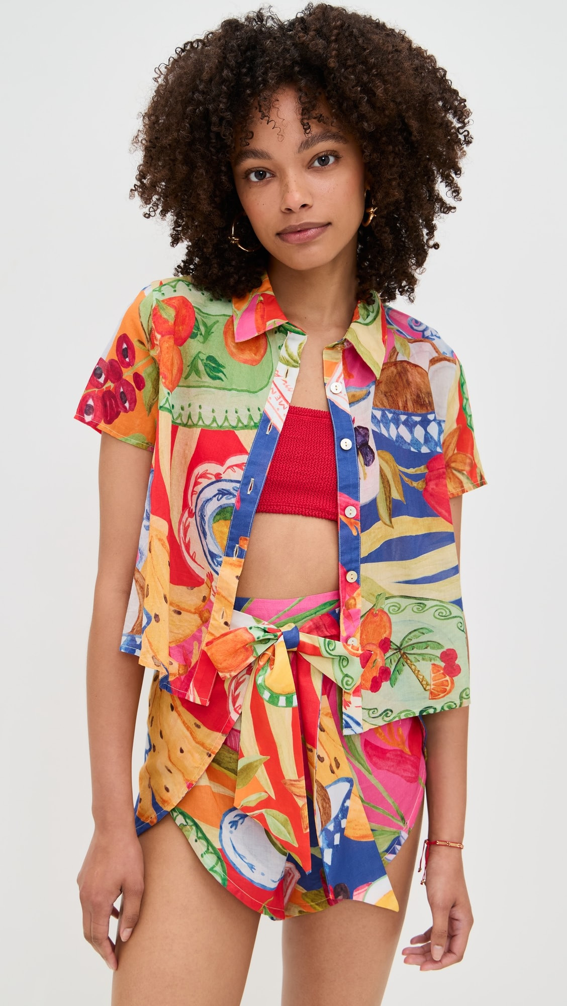 FARM Rio Summer Picnic Shirt | Shopbop | Shopbop