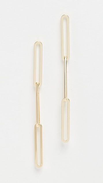 Elongated Chain Drop Earrings | Shopbop