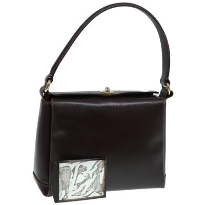 GUCCI Shoulder Bag Leather Brown Gold Auth bs17265  | eBay | eBay US