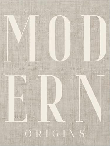 Modern Origins: Thick Decorative Book | Photographed Linen Fabric Book | Almost 2 Inches Thick | ... | Amazon (US)