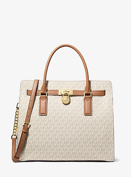 Hamilton Moderne Large Signature Logo Satchel | Michael Kors US