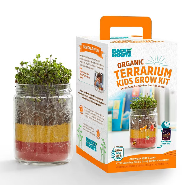 Back to the Roots Organic Terrarium Kids' Grow Kit | Target