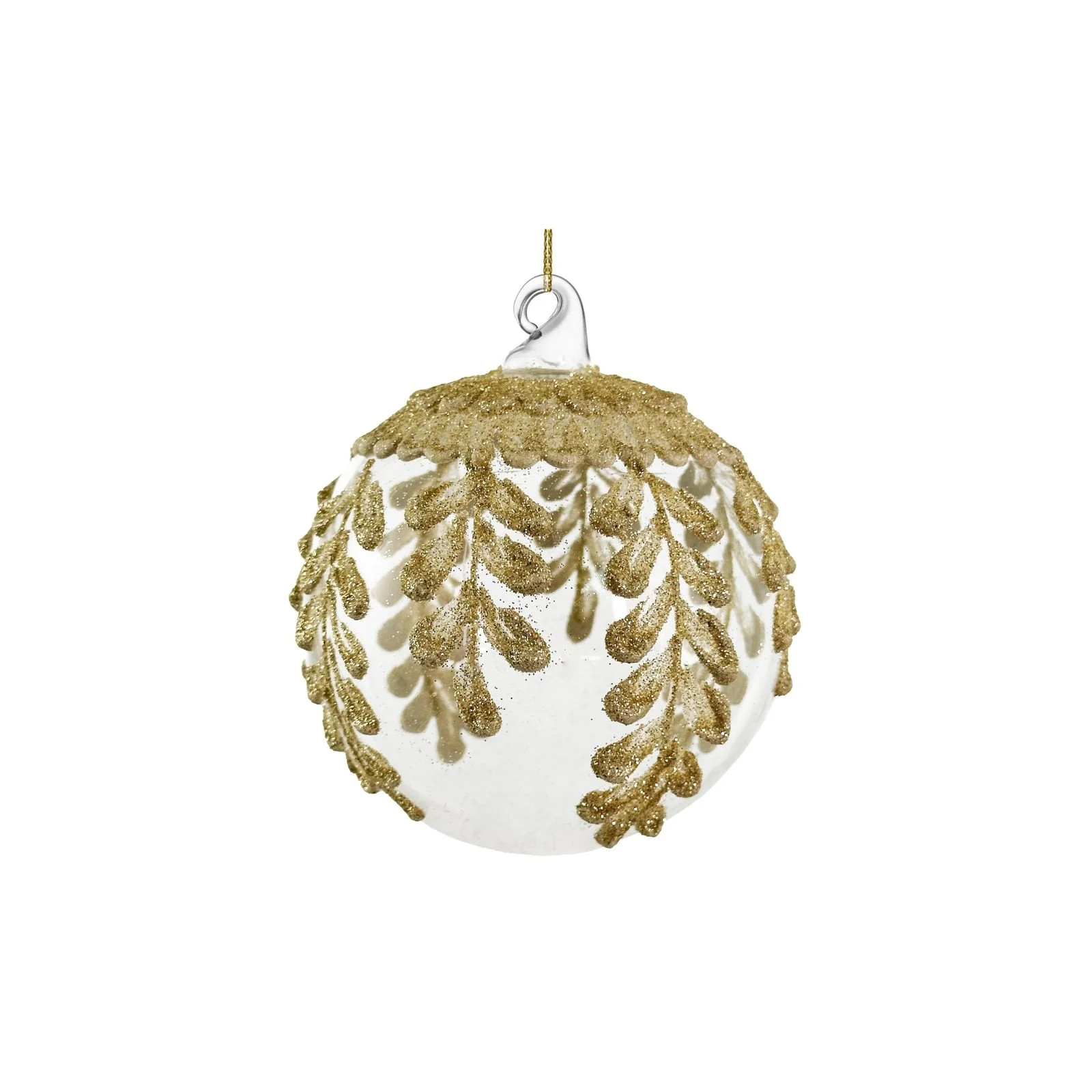 Glitter Branch Ornament | Brooke & Lou | Brooke and Lou