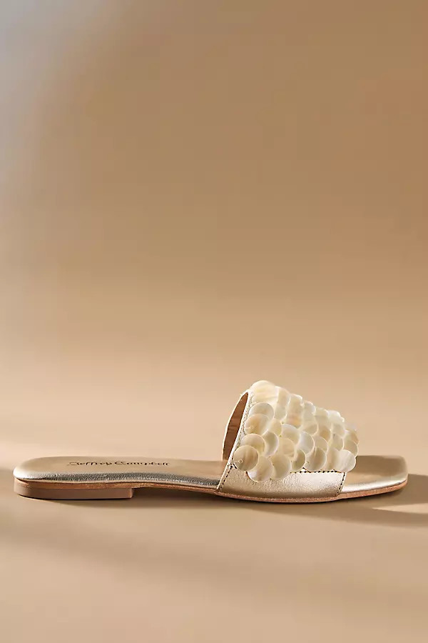 Jeffrey Campbell Fishy Sequin Slide Sandals | Anthropologie (US)
