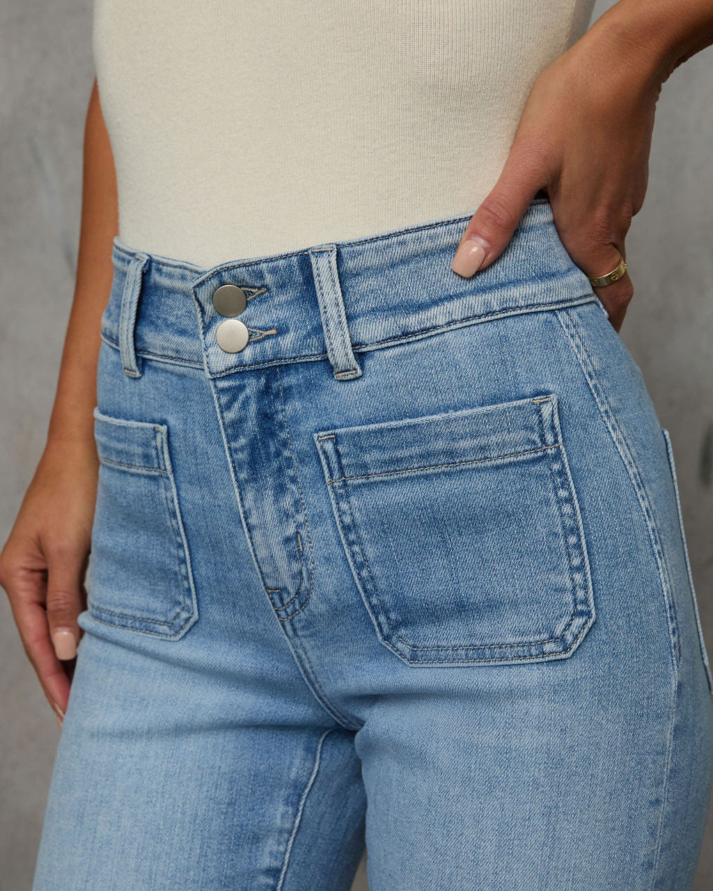 Found You Here High Rise Flare Jeans | VICI