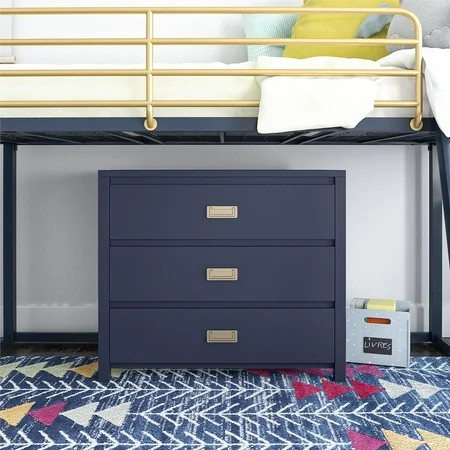 Little Seeds Monarch Hill Haven 3 Drawer Kids’ Dresser, Navy | Walmart (US)