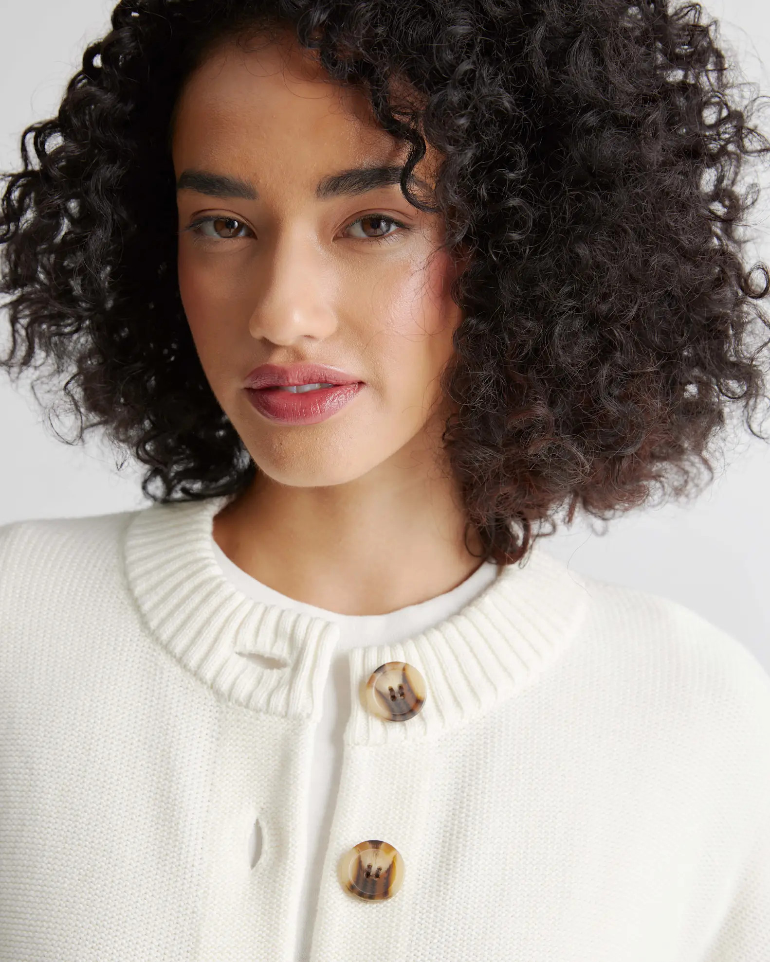 100% Organic Cotton Cropped Cardigan | Quince