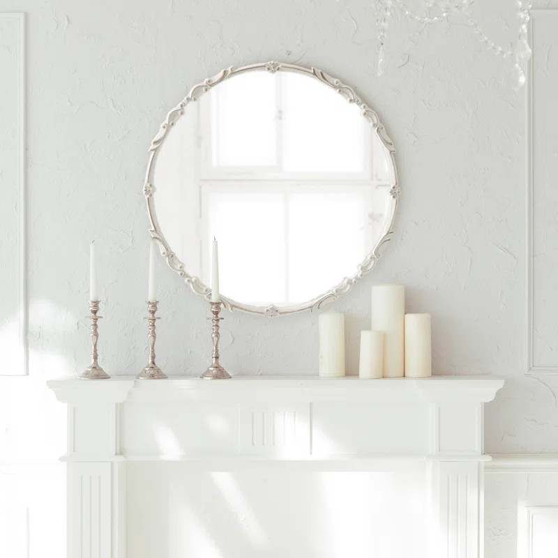 Tantallon Traditional Metal Round Wall Mirror | Wayfair North America