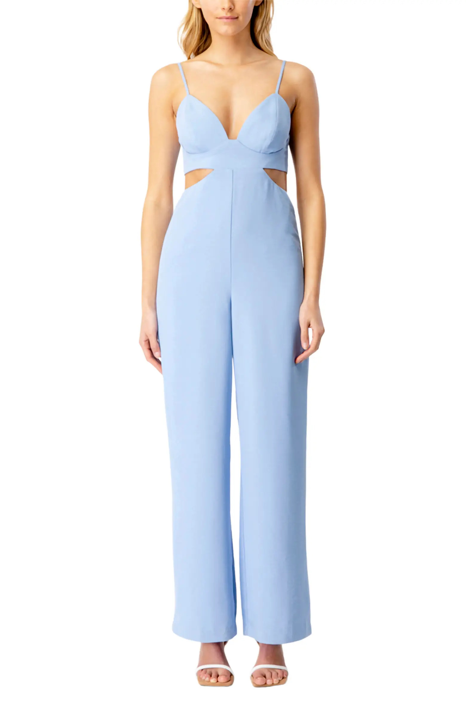 Cutout Sleeveless Jumpsuit | Nordstrom