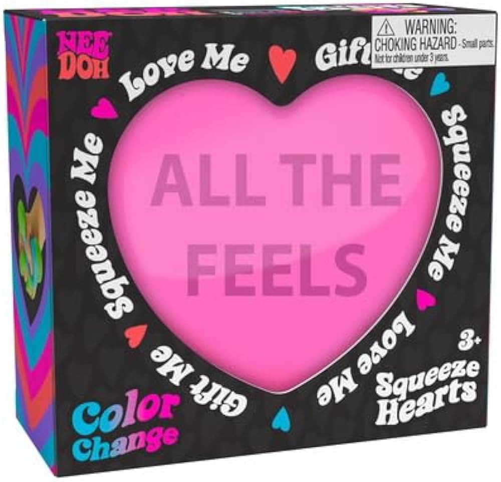 Schylling NeeDoh Color Change Squeeze Heart - Sensory Squeeze Toy - Satisfying Dough Filling - 2.... | Amazon (US)