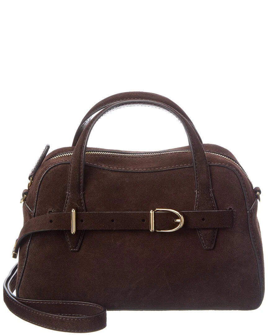 Madewell Soft Grain Suede Belted Satchel | Shop Simon