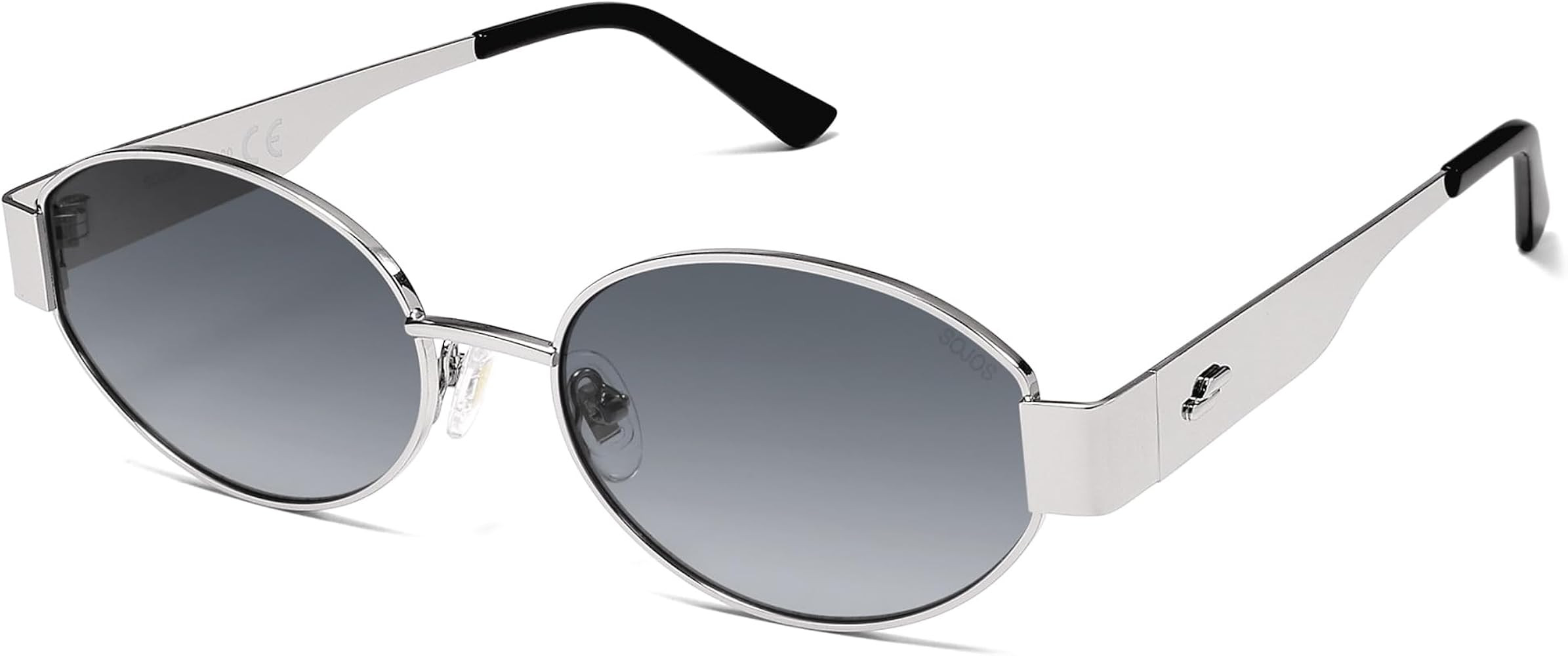 SOJOS Retro Oval Sunglasses for Women Trendy Classic Shades UV400 Protection SJ1256 | Amazon (US)