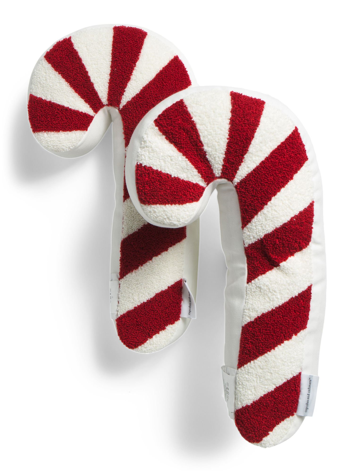 2pk Shaped Candy Cane Toss Pillows Set | TJ Maxx