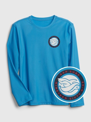 Kids Recycled Graphic Swim Rash Guard | Gap (US)