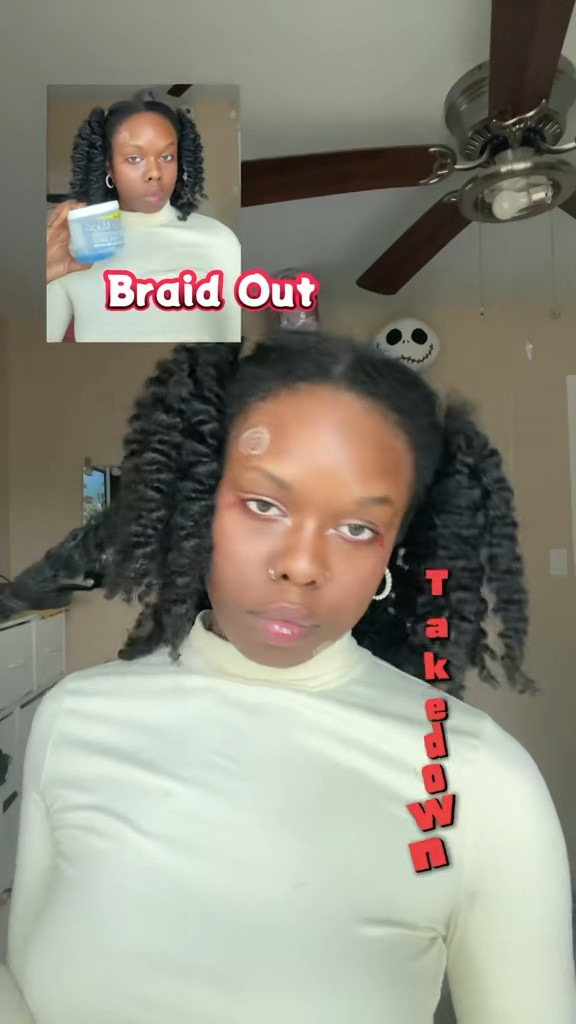 Braid out Takedown