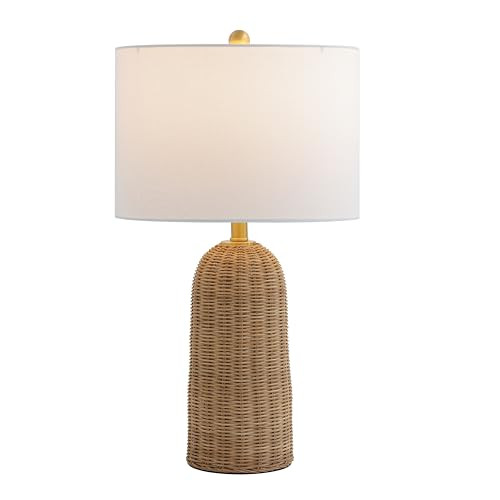 SAFAVIEH Anto Table Lamp, 25.5" Natural/Brass TBL4584A | Amazon (US)