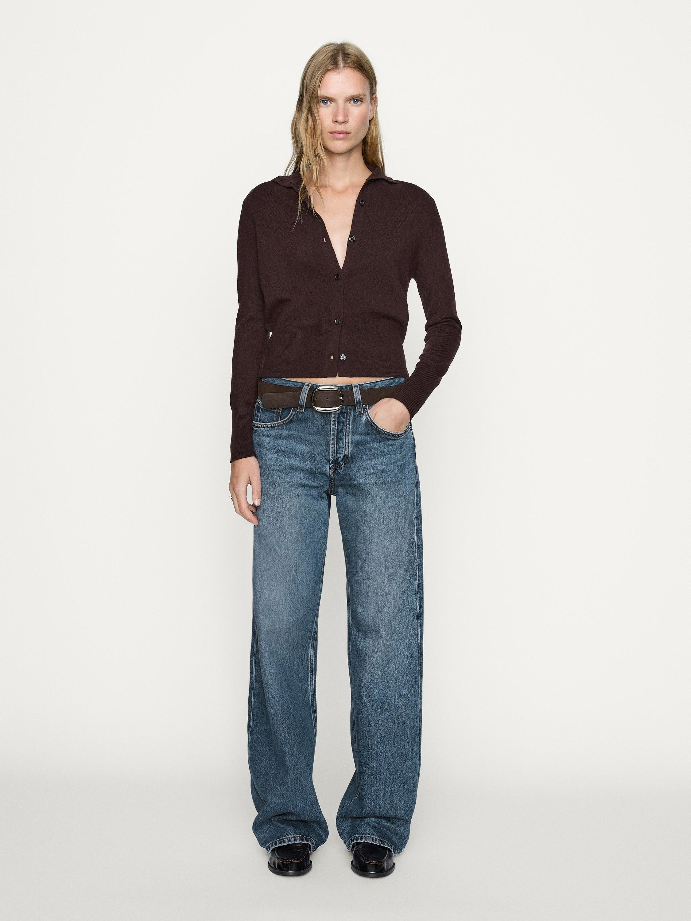 Wide-Leg-Jeans mid rise full length 69,95 €  55,95 €  Hinzufügen  WÄHLEN SIE EINE GRÖSSE W... | Massimo Dutti DE