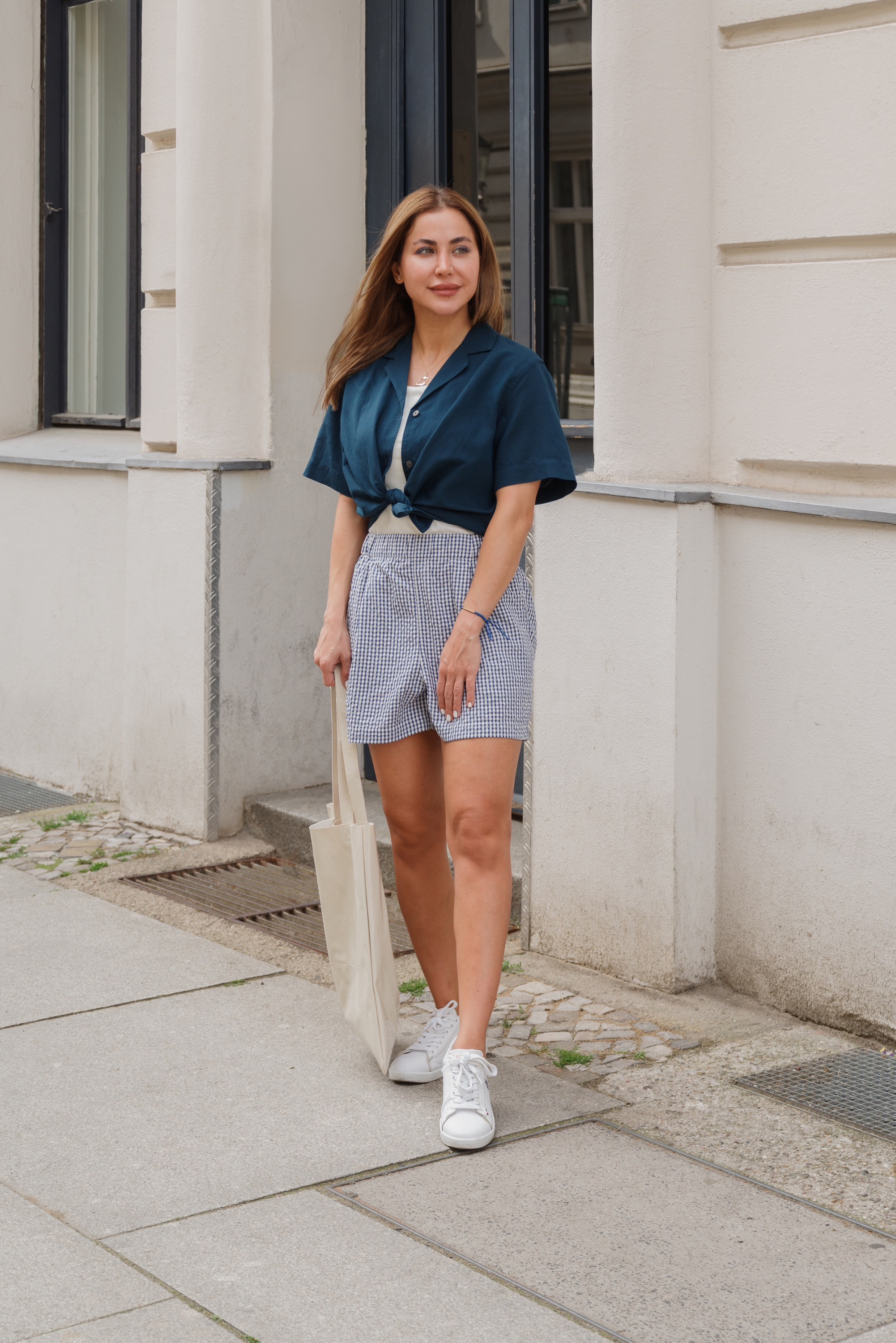 Seersucker Gingham Easy Shorts | UNIQLO (UK)