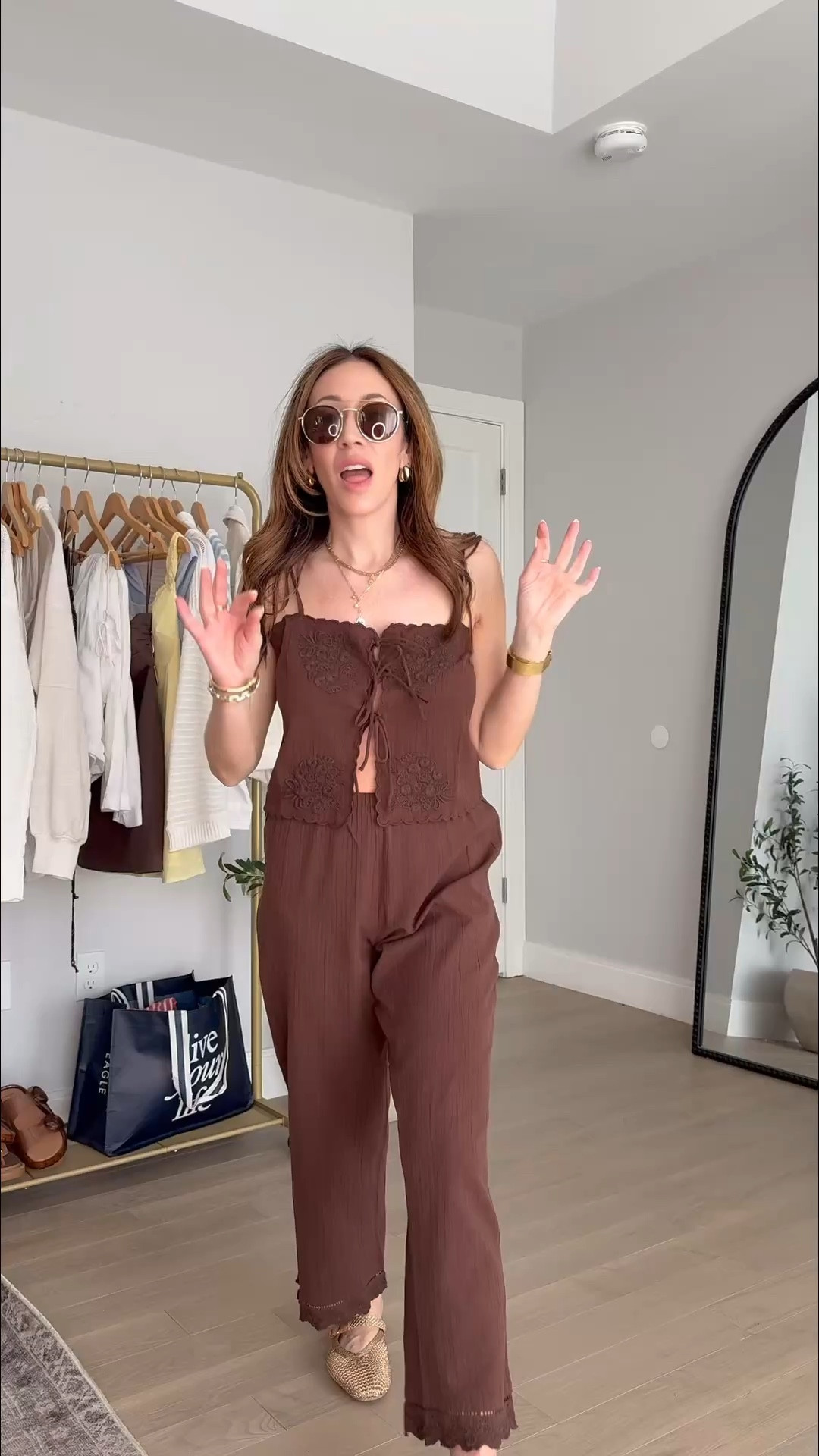 American eagle new arrivals! This set shocked me. It’s so cute. 
I’m wearing an XS in both.


#LTKSeasonal #LTKgrwm #LTKPetite