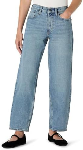 Amazon Essentials Womens High-Rise Barrel Leg Jeans | Amazon (US)