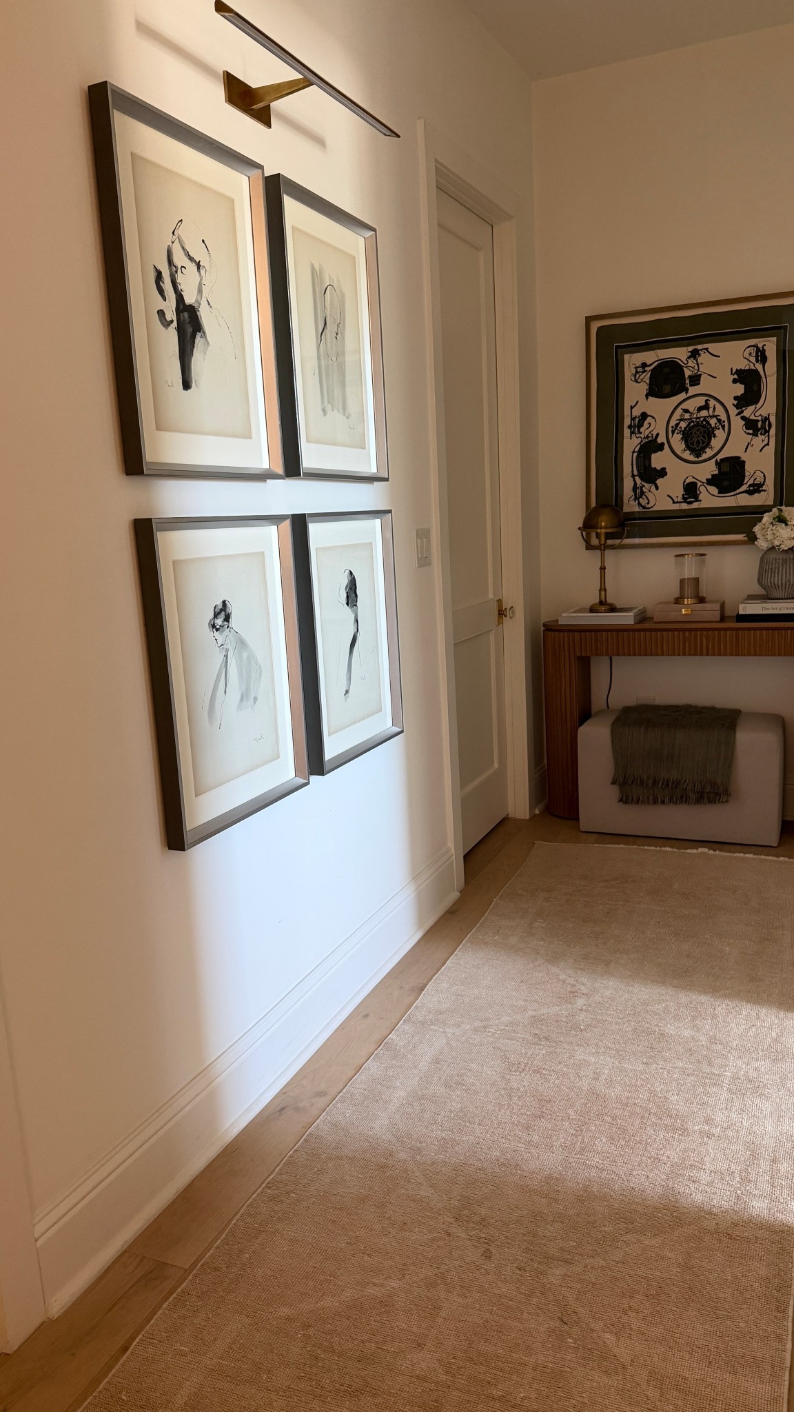 Artwork I love! So pretty in person ! 
-lamp I absolutely love!
-Candle hurricane is stunning! 


#LTKOver40 #LTKHome